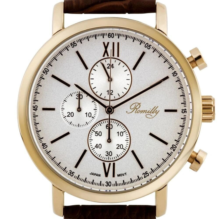 Romilly 44mm Case Casual Multi Function Mens Watch