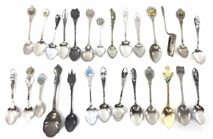 Sterling, 800 Silver, Silver Plate Spoons (40+)