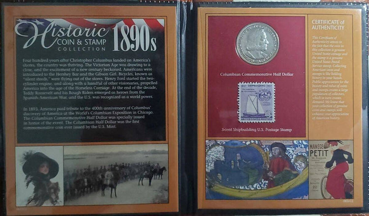 HISTORIC DECADES of Coins and Stamps