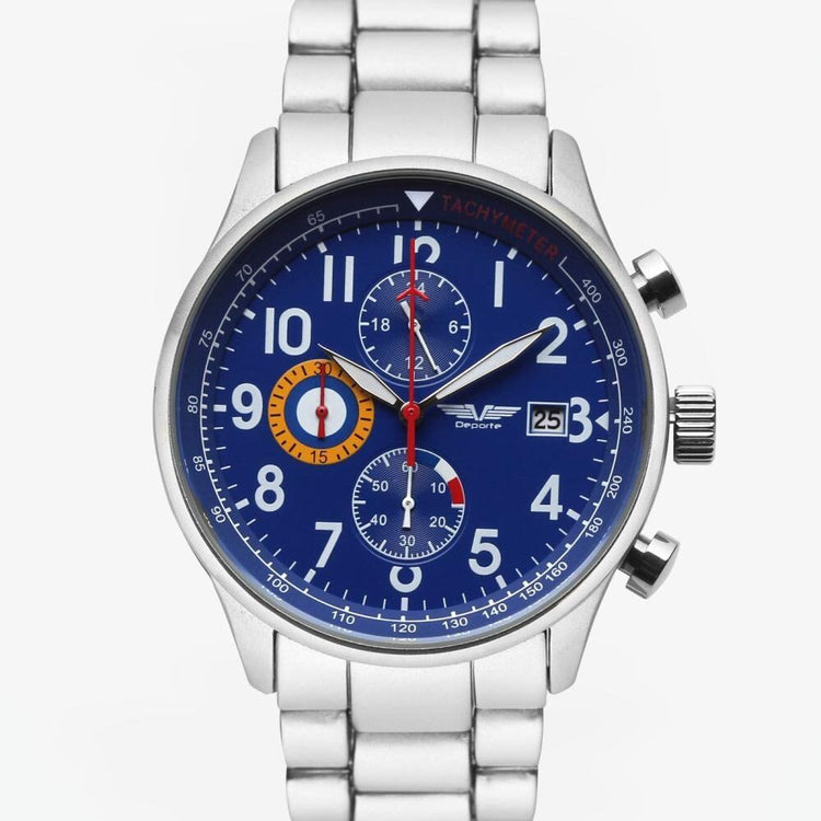 Deporte Spitfire 42mm Case Men's Chronograph Watch