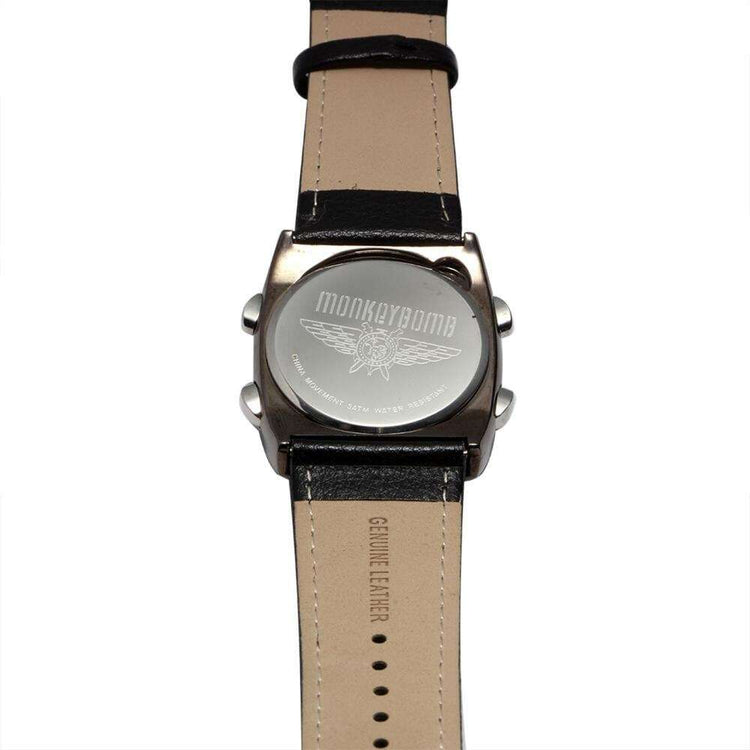 Monkey Bomb Casual Digital Leather Men's Watch