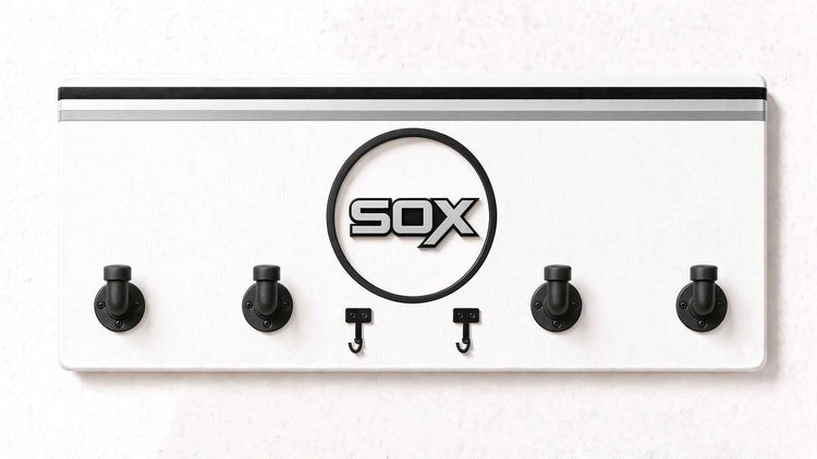 MLB-AL-  Coat Rack, Sports Wall Hooks, Man Cave Coat Hanger, Hockey Fan Gift