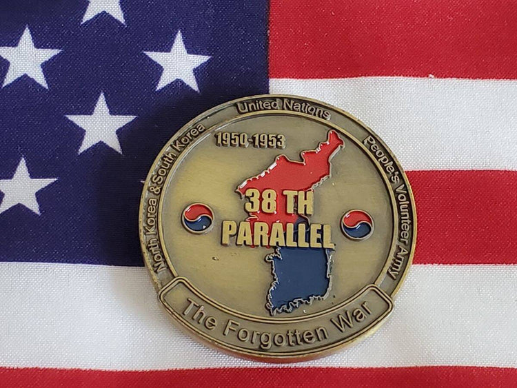 US Army 38th Parallel Coin