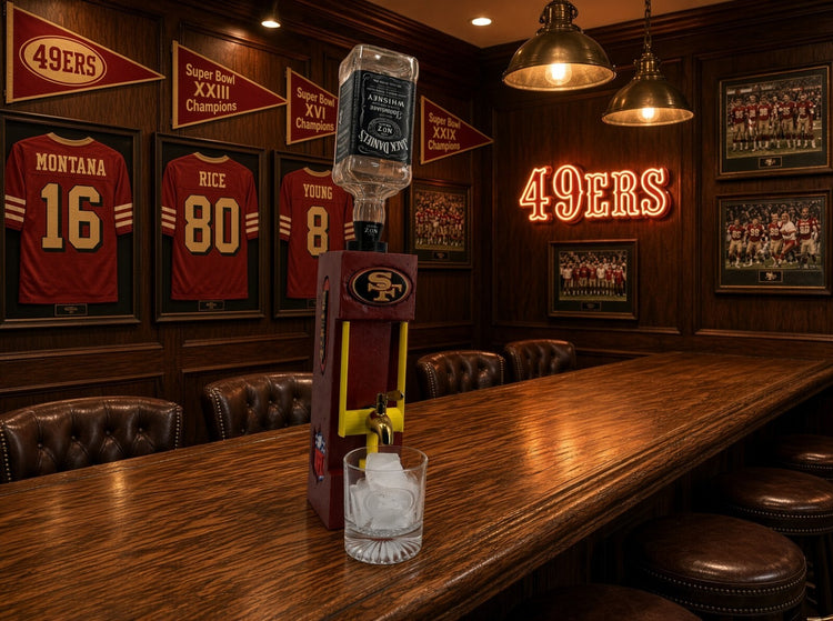 Handmade Solid Concrete Whiskey Dispenser –  All NFL teams Available ++
