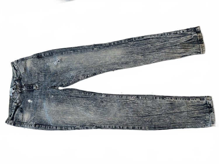 Cello Jeans Acid Wash Distressed Skinny Jeans Juniors Size 11 Gray Blue Y2K