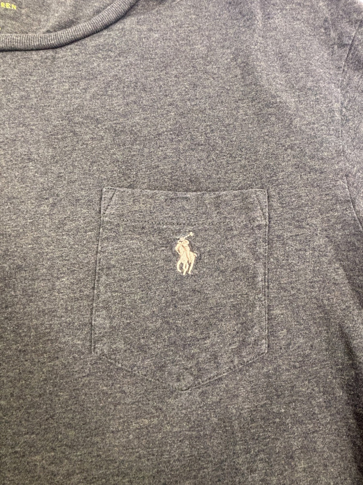 Polo Ralph Lauren Men's Large Gray Long Sleeve Pocket T-Shirt