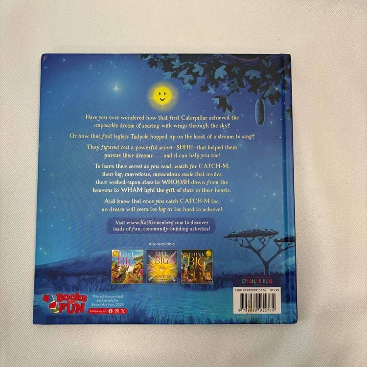 Dream Big Illustrated Kids Book Hardcover Motivational Story