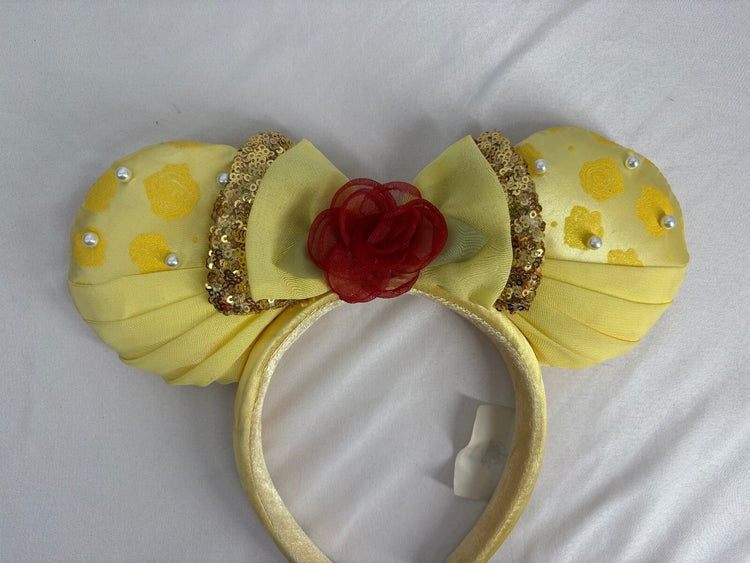 Authentic Disney Parks Belle Ballgown Minnie Ear Headband –  (Retired 2023)