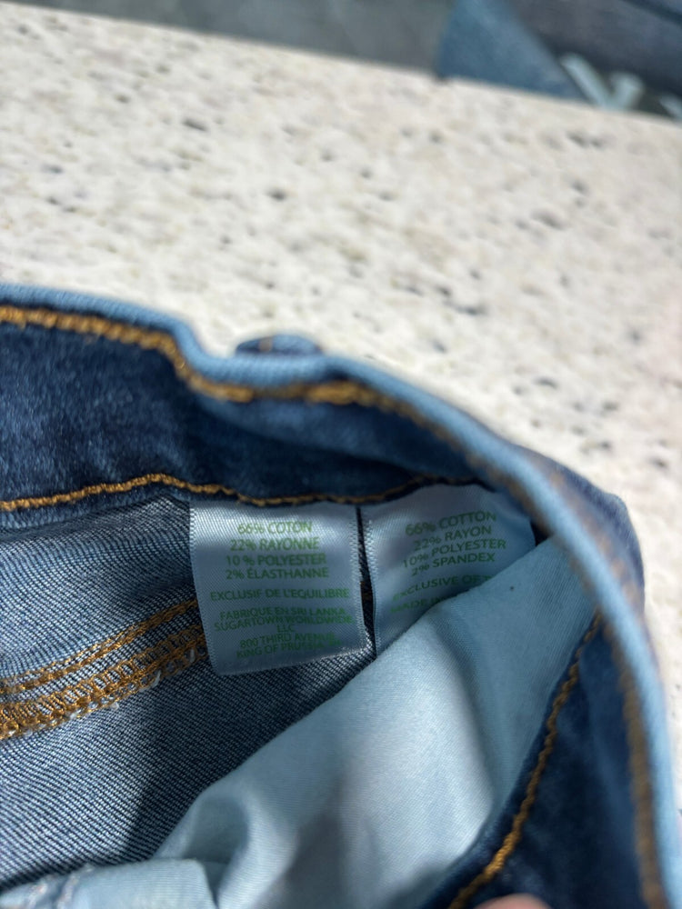 Lilly Pulitzer Embroidered Denim Jeans Size 4 Preppy Coastal