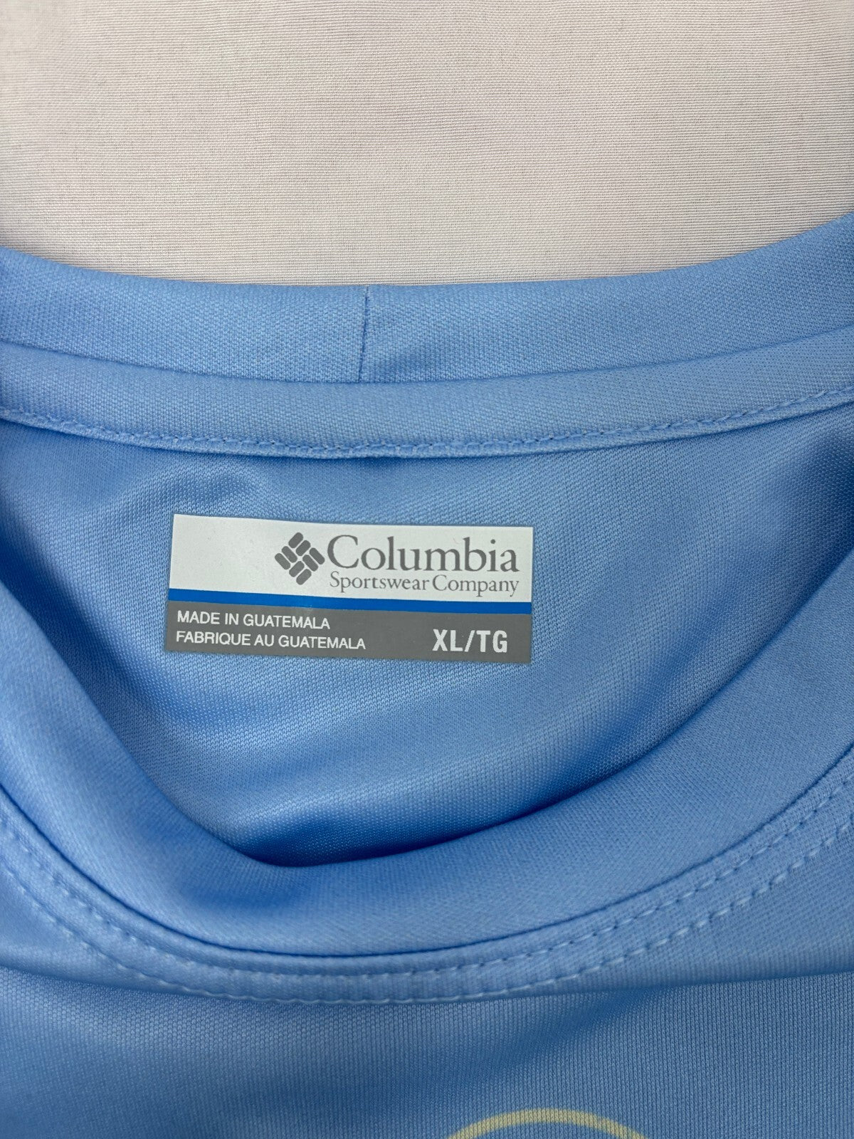 Columbia PFG Blue Long Sleeve Fishing Graphic Shirt XL Coastal Outdoor