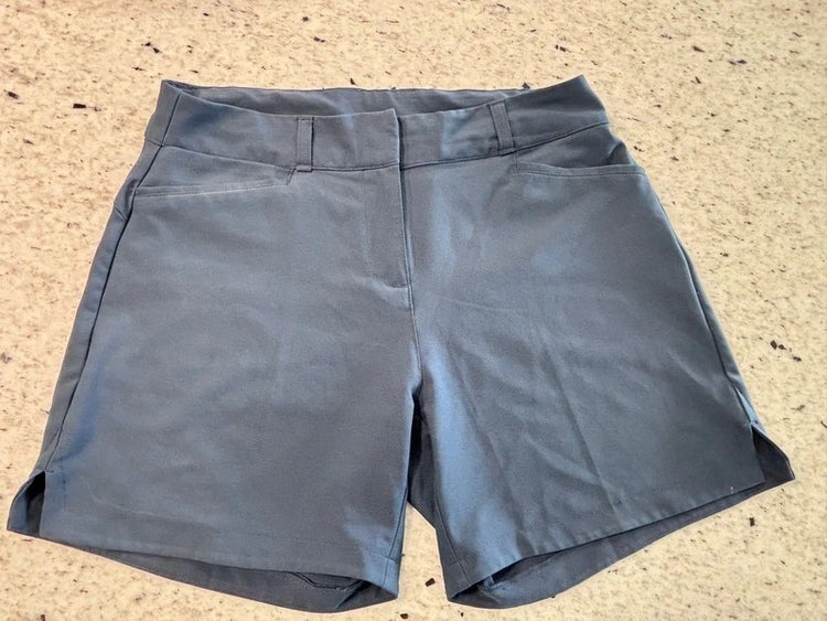 Adidas Women's Golf Shorts Size 6 Slate Blue Gray Primegreen
