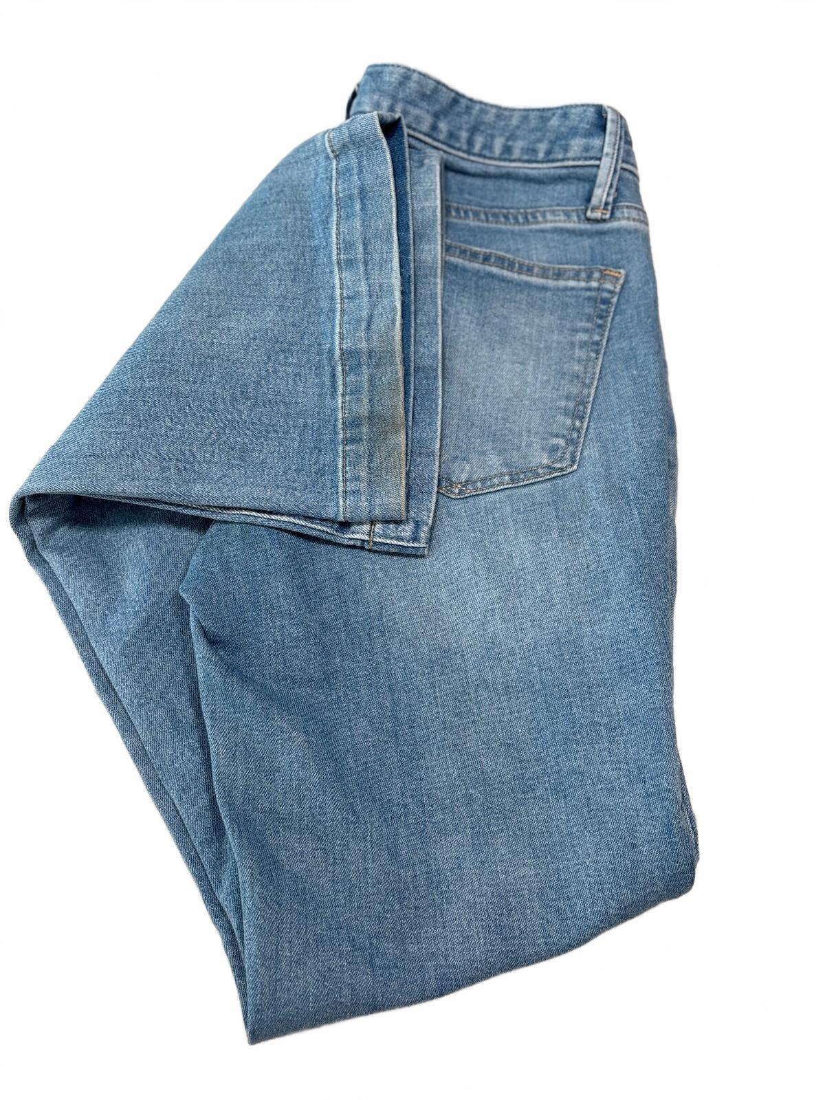 GAP Long & Lean Low Rise Y2K Light Wash Blue Jeans Size 6