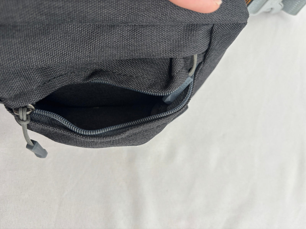 Waterfly Black Waist Bag Fanny Pack Belt Bag Multi Pocket Running Travel Hiking