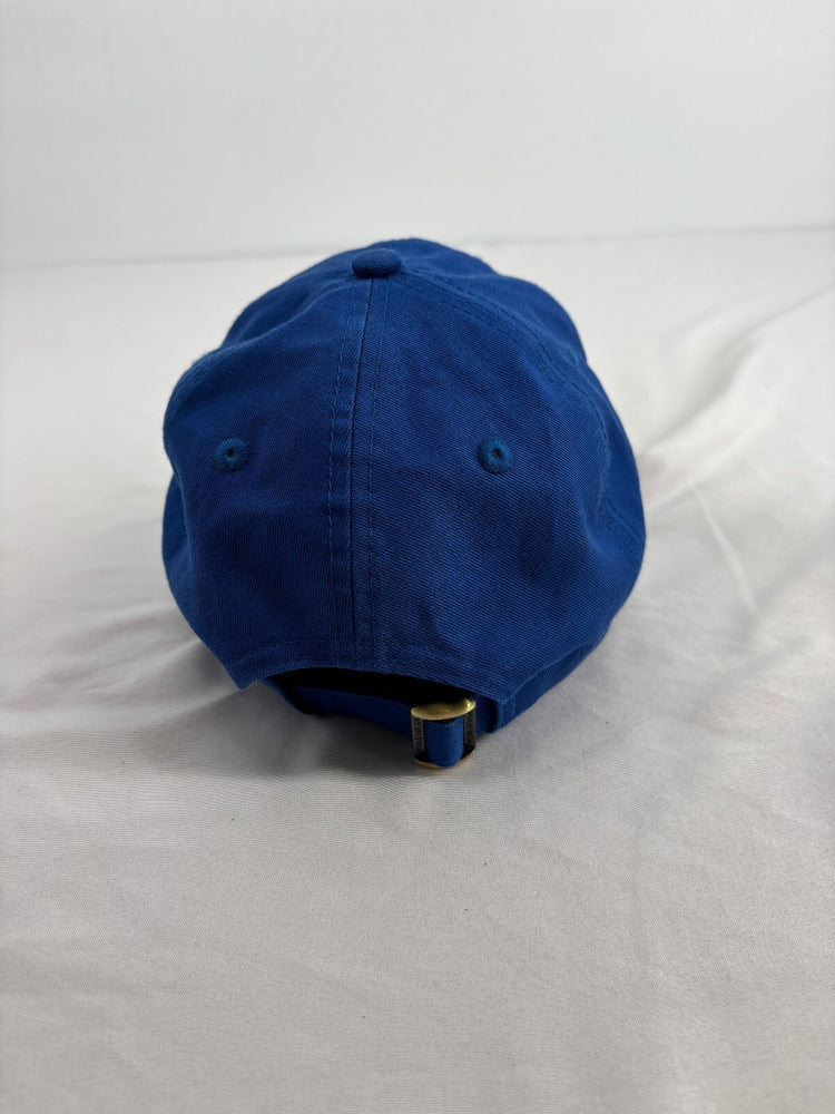 New Era Blue Golf Trophy Cap Gold Emblem 9TWENTY Adjustable