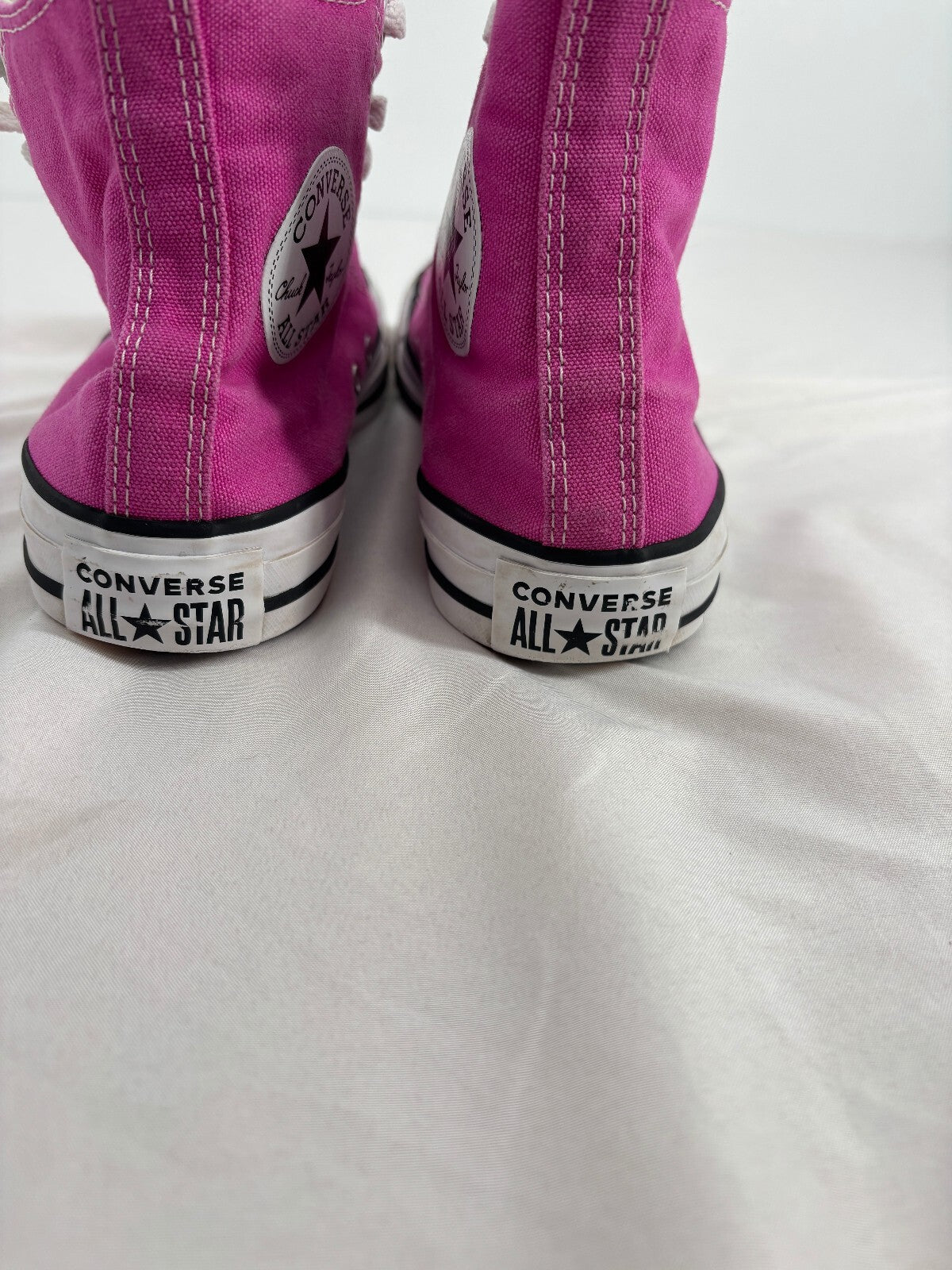 Converse Chuck Taylor All Star High Top Pink Canvas Sneakers Women 7.5 Men 5.5