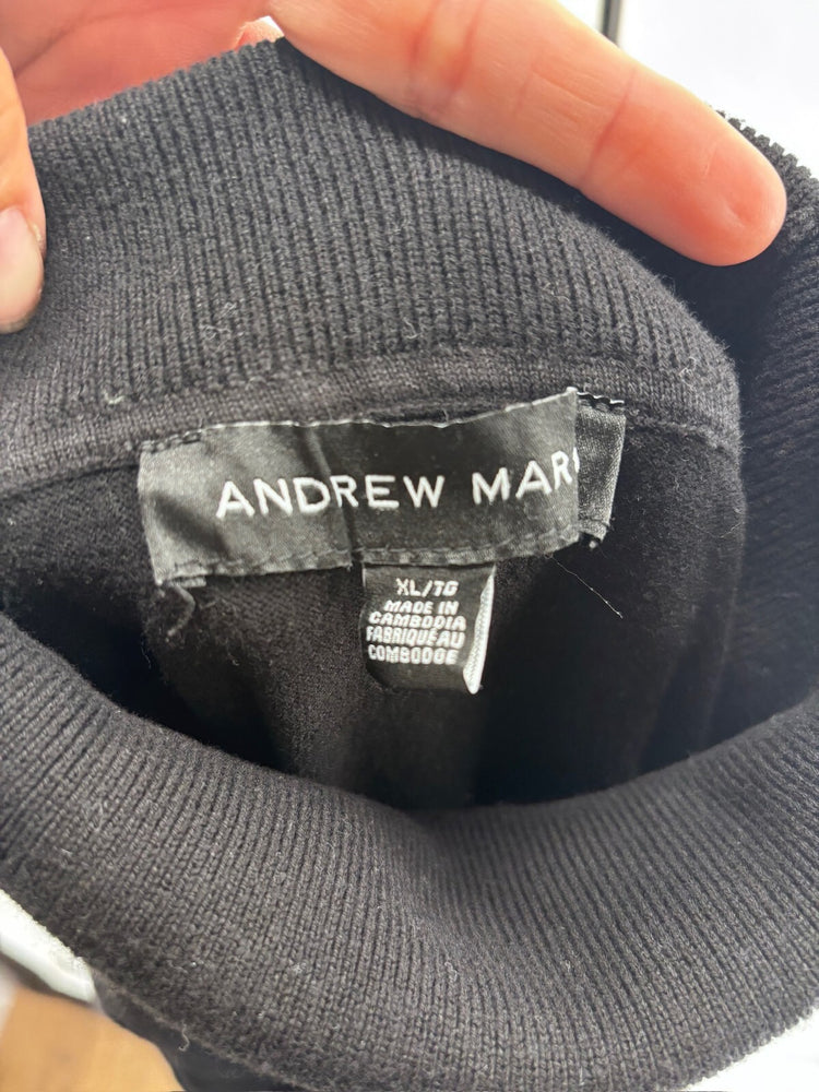Andrew Marc Men's Black Turtleneck Sweater XL