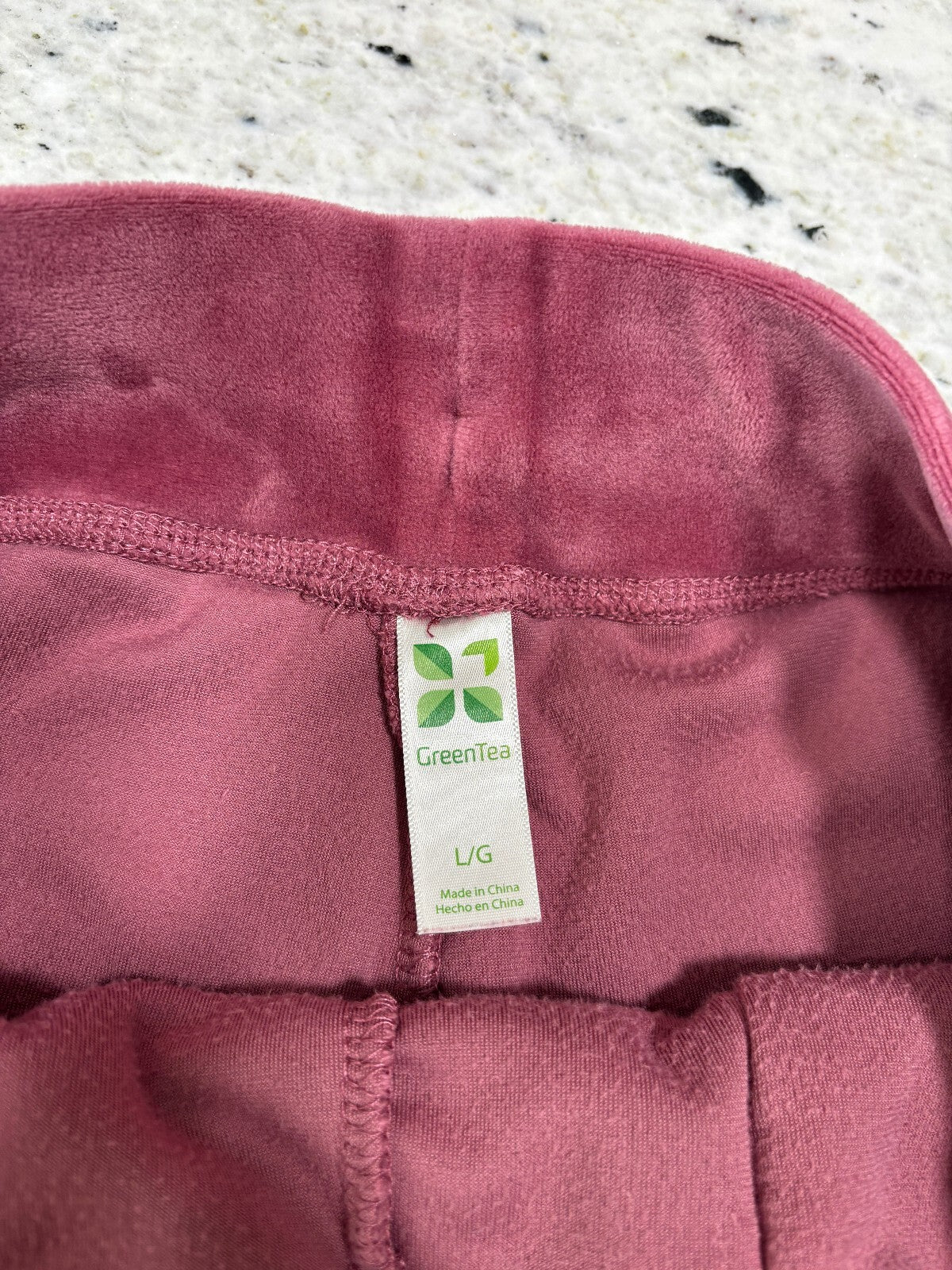 Pink Velour Wide Leg Sweatpants Y2K Cozy Lounge L