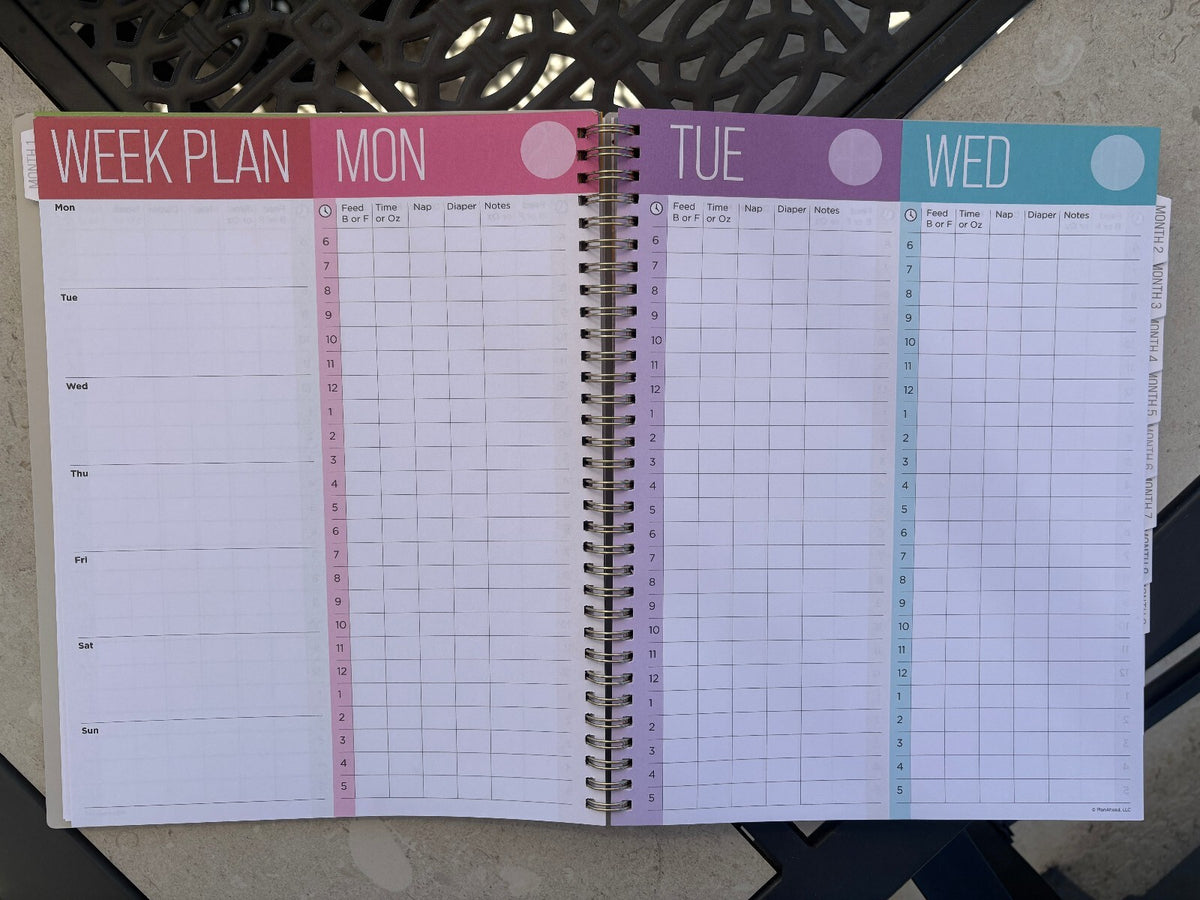✨ BRAND NEW ✨ See It Bigger Safari Animal Baby Progress Tracker & Parent Planner (Large 9x11) #baby #parenting #planner #stationery #newborn