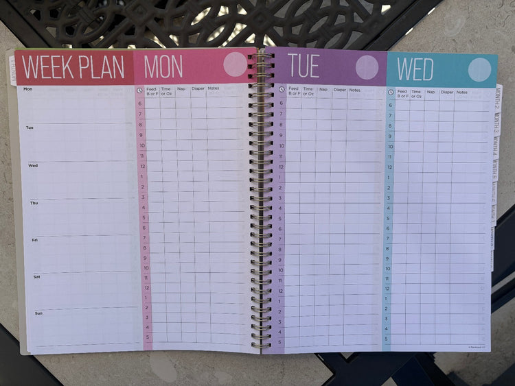 ✨ BRAND NEW ✨ See It Bigger Safari Animal Baby Progress Tracker & Parent Planner (Large 9x11) #baby #parenting #planner #stationery #newborn