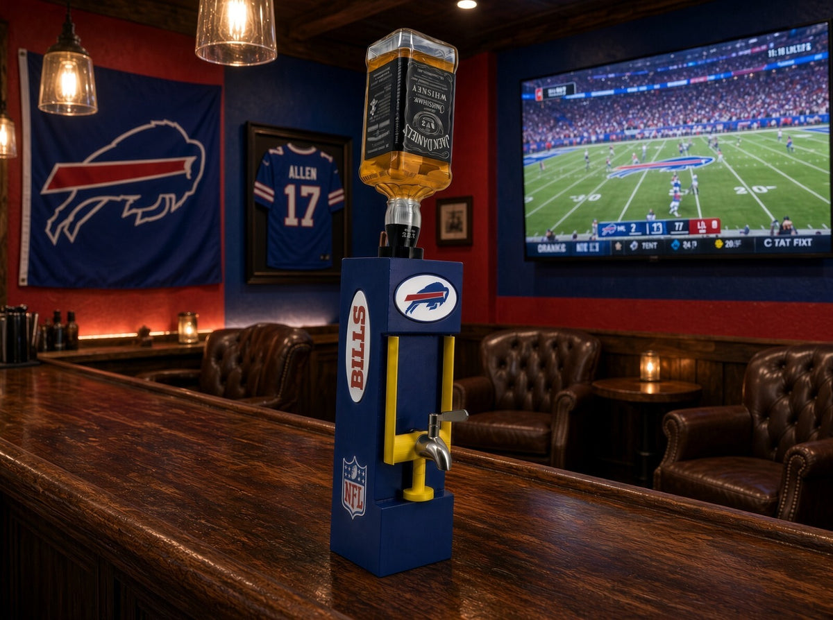 Handmade Solid Concrete Whiskey Dispenser –  All NFL teams Available ++