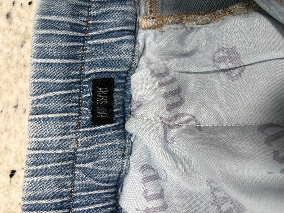Juicy Couture Y2K Light Blue Denim Drawstring Jeans Size 28