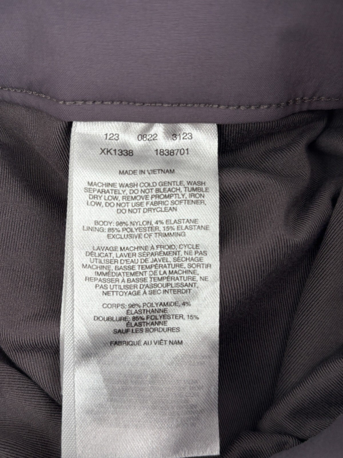 Columbia Women's Ruched Mini Skort Gray M Gorpcore Hiking Outdoor