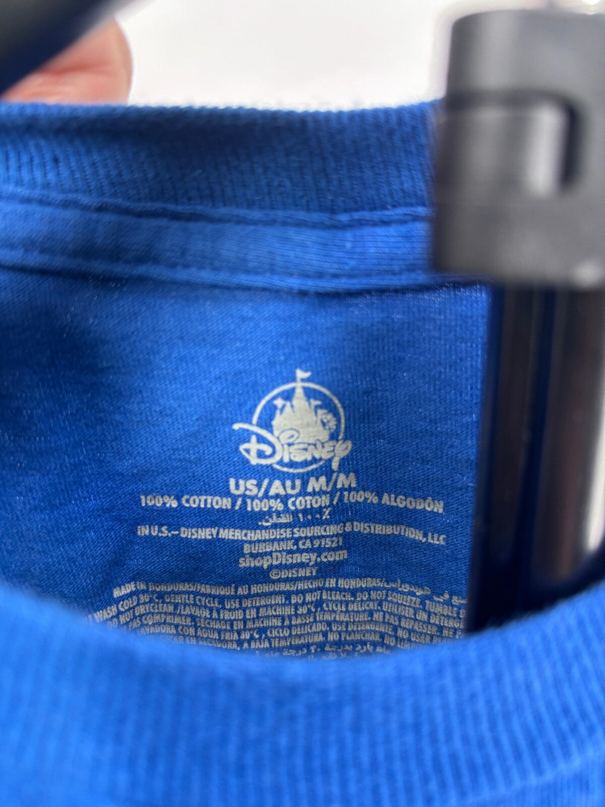 Walt Disney World Disney Parks Mickey Mouse Icon Blue Graphic T Shirt M