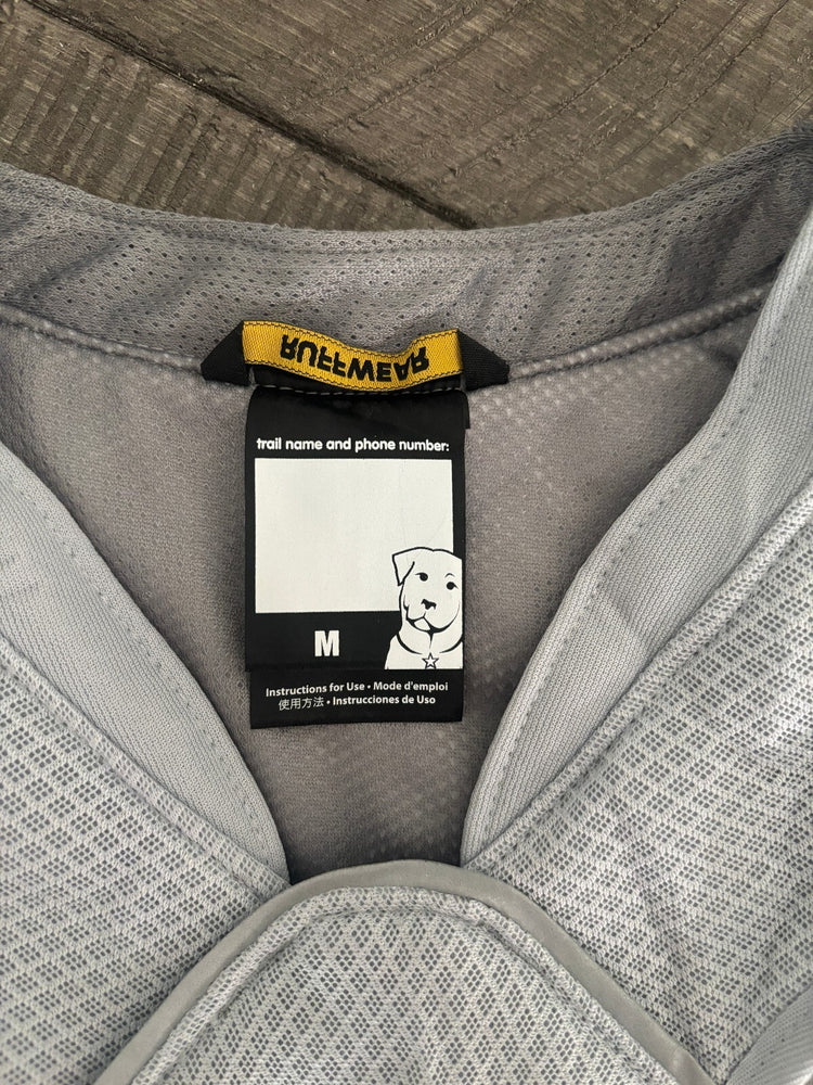 Ruffwear Swamp Cooler Dog Cooling Vest Size Medium Gray Aqua Evaporative Jacket