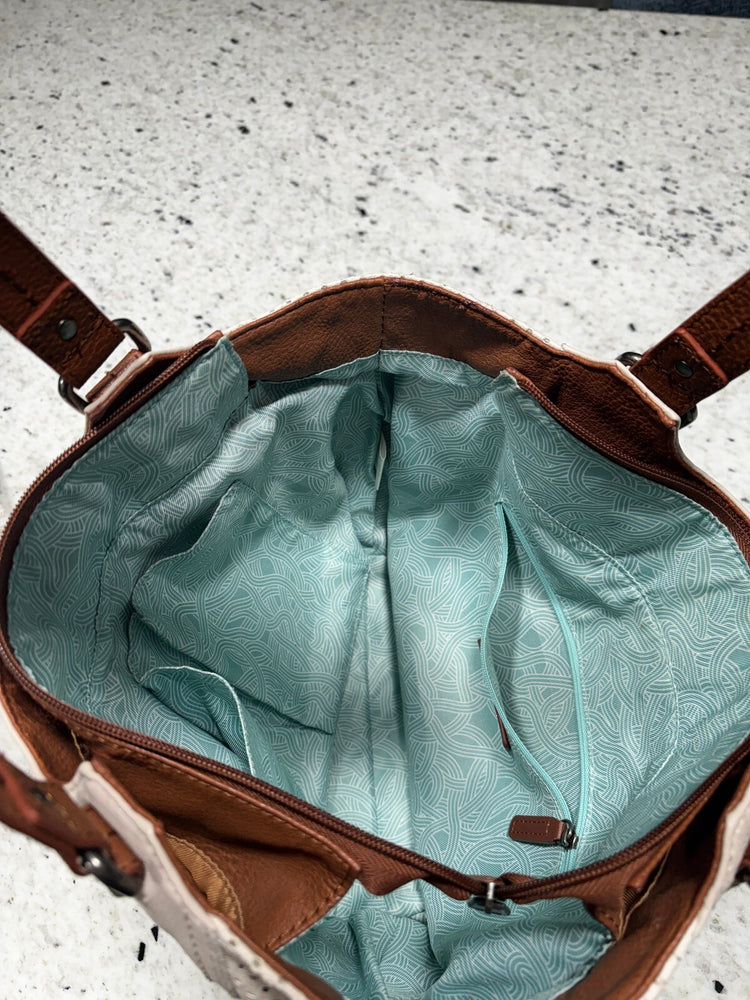 The Sak Cream Two Tone Hobo Purse