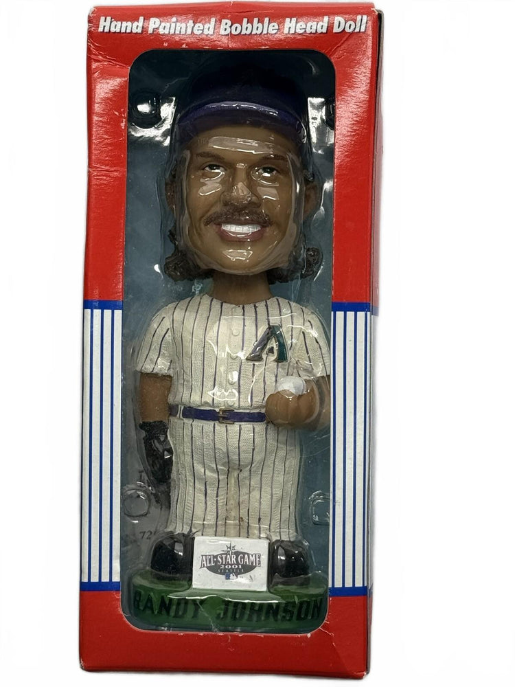 2001 Randy Johnson - Diamondbacks "Bobble Dobbles" hand-painted bobblehead
