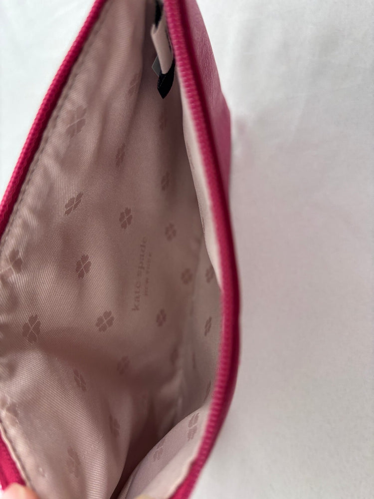 Kate Spade Hot Pink Wristlet Mini Clutch Y2K Pink Accessory