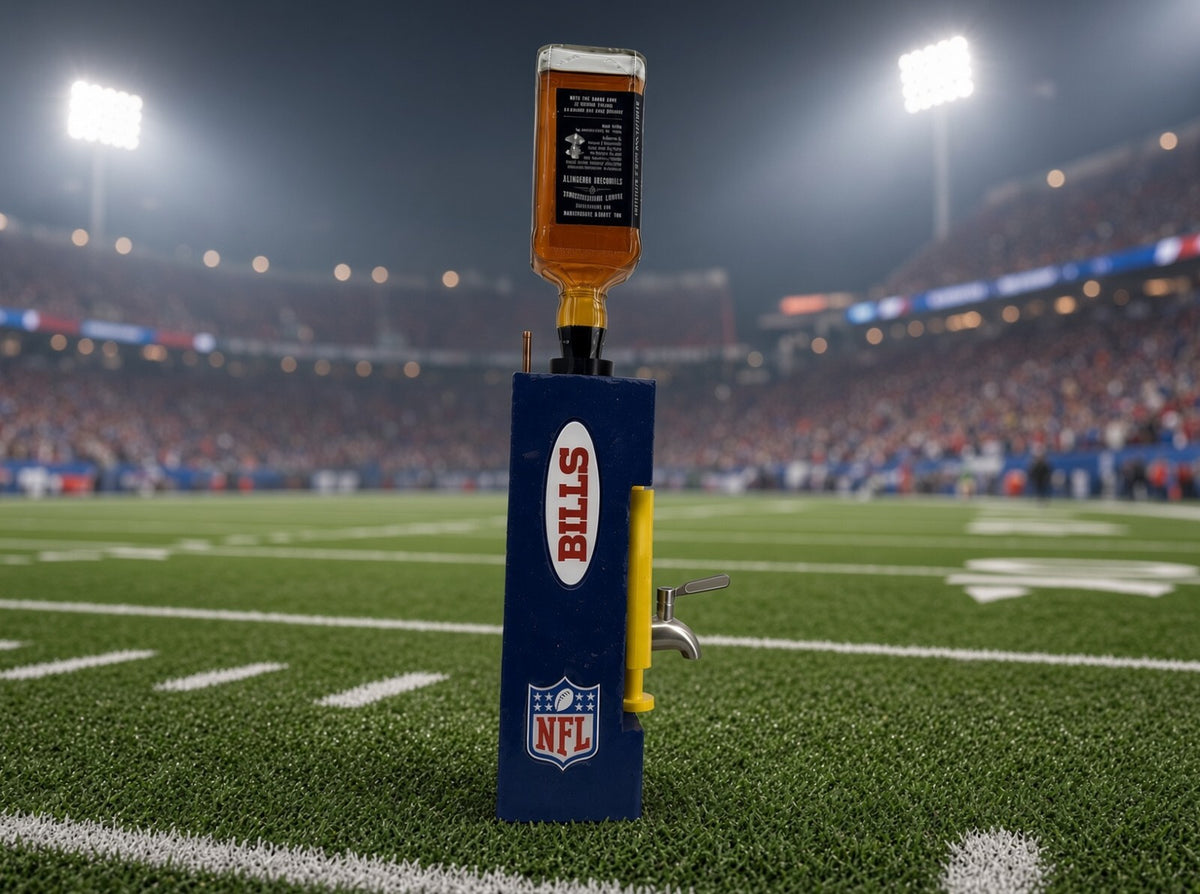 Handmade Solid Concrete Whiskey Dispenser –  All NFL teams Available ++
