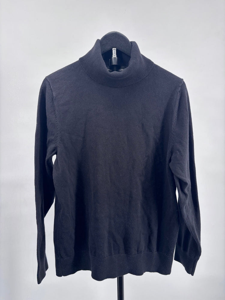 Andrew Marc Men's Black Turtleneck Sweater XL
