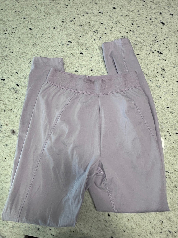 PINK Victoria's Secret Lilac Athletic Leggings M Yoga Gym Athleisure