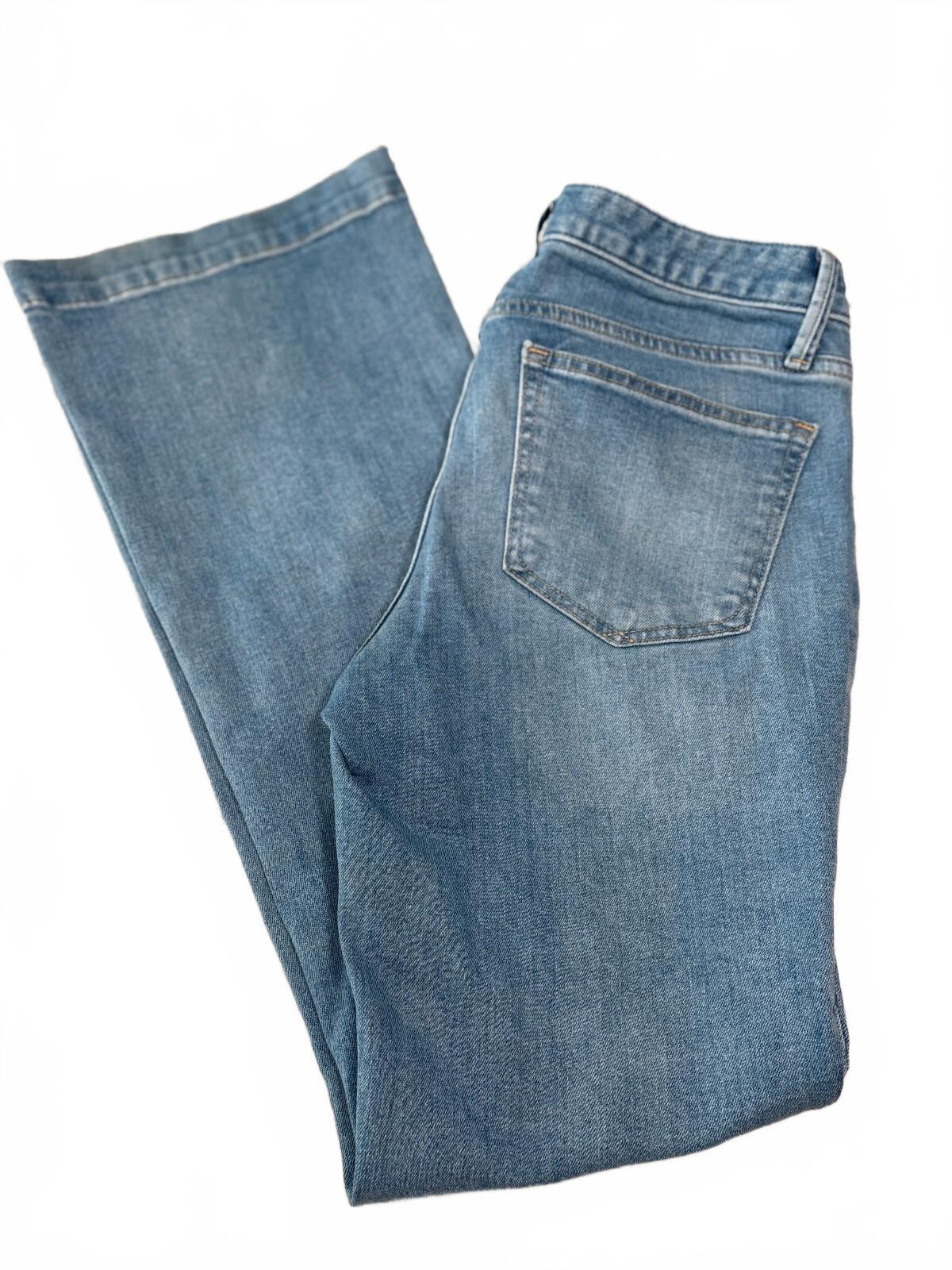 GAP Long & Lean Low Rise Y2K Light Wash Blue Jeans Size 6