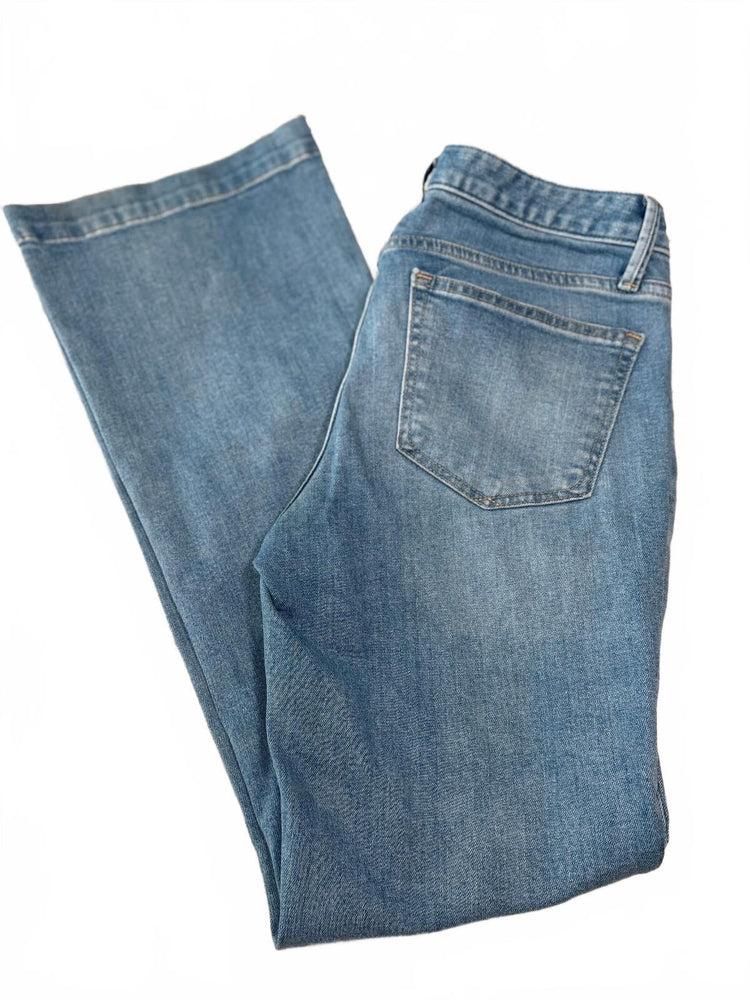 GAP Long & Lean Low Rise Y2K Light Wash Blue Jeans Size 6
