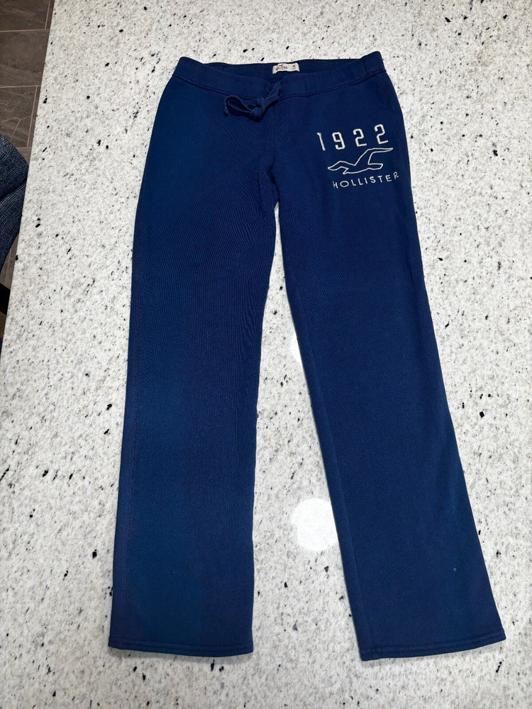 Hollister Navy Blue 1922 Sweatpants Size M Straight Leg Lounge Pants