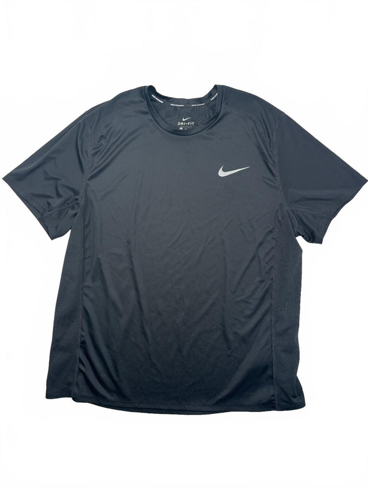 Nike Dri-FIT Running Tee XXL Black Mesh Athletic Sportswear
