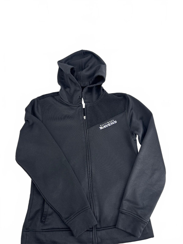 Reebok Onfield NFL Baltimore Ravens Women's M Full Zip Hoodie Jacket Fleece