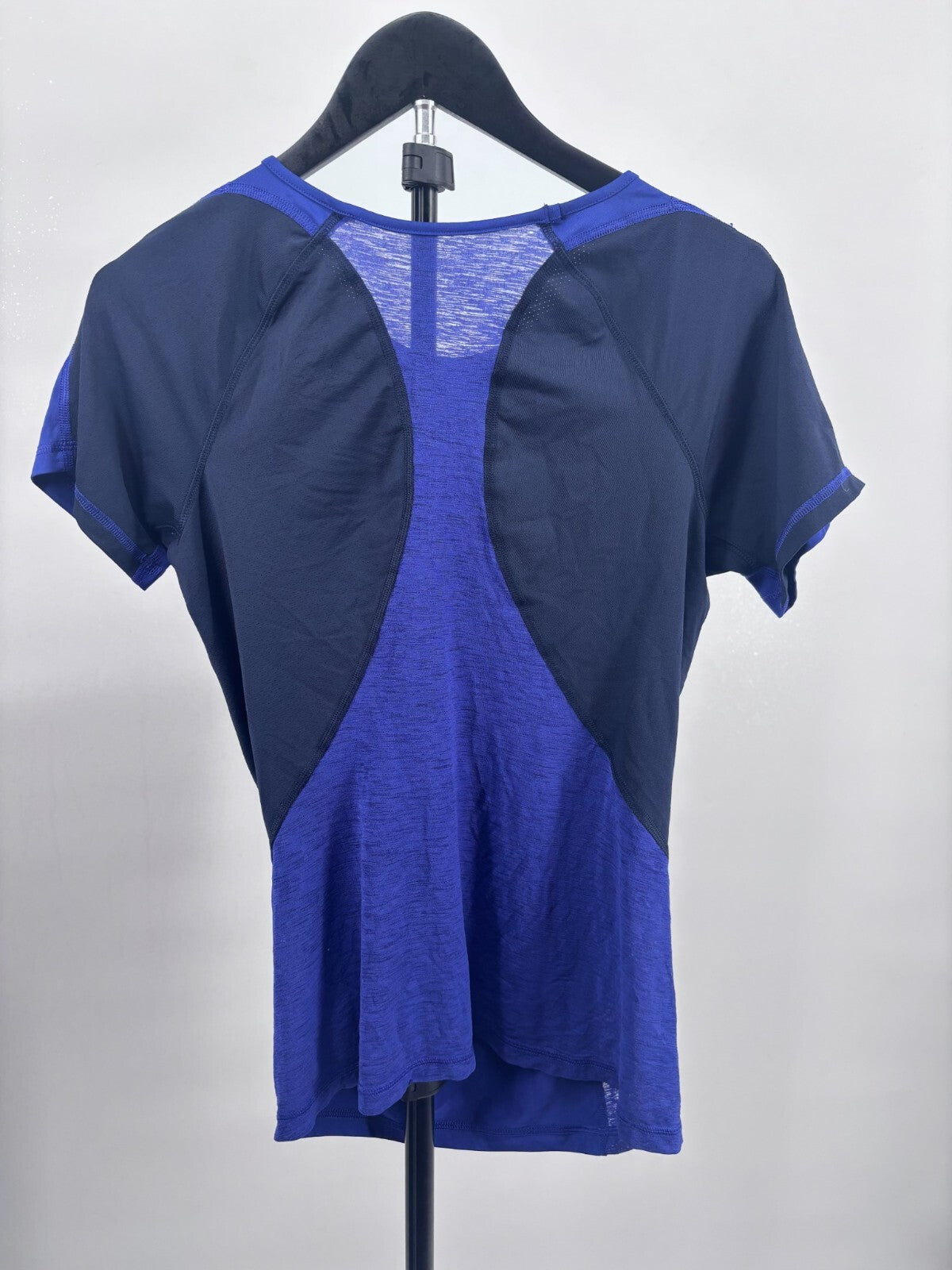 Nike Dri-FIT Blue Running Top with Mesh Panels