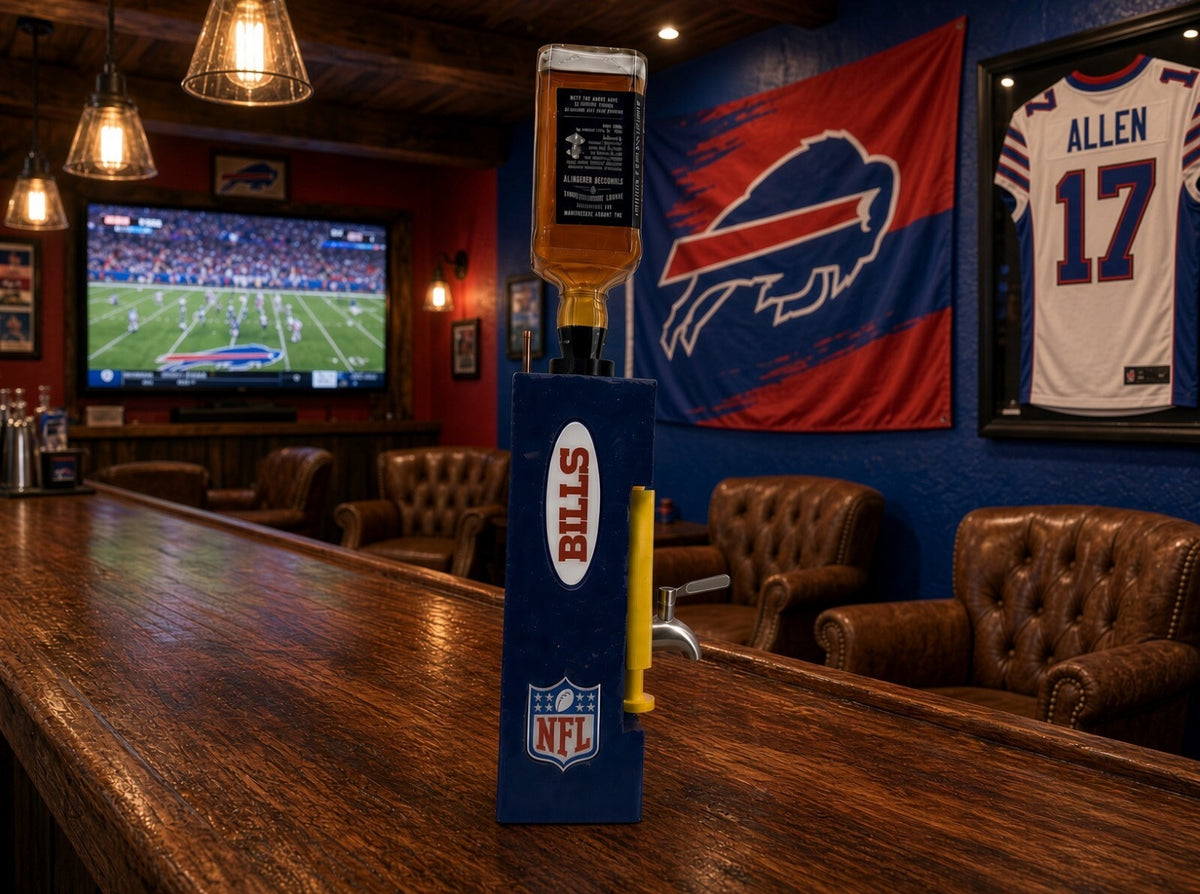 Handmade Solid Concrete Whiskey Dispenser –  All NFL teams Available ++