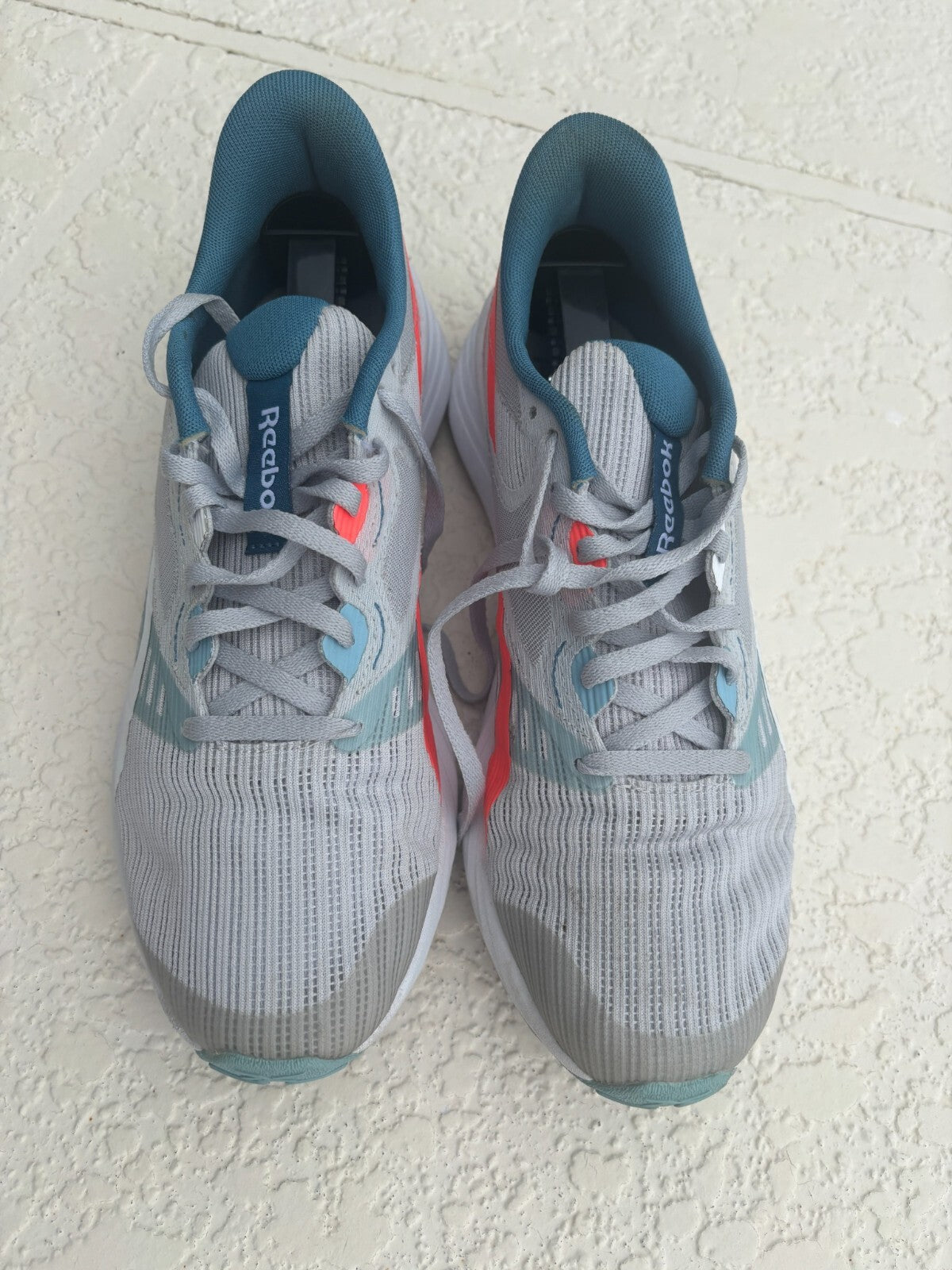 Reebok Women's Size 10 Floatride Fuel Running Shoes Gray Teal Sneakers