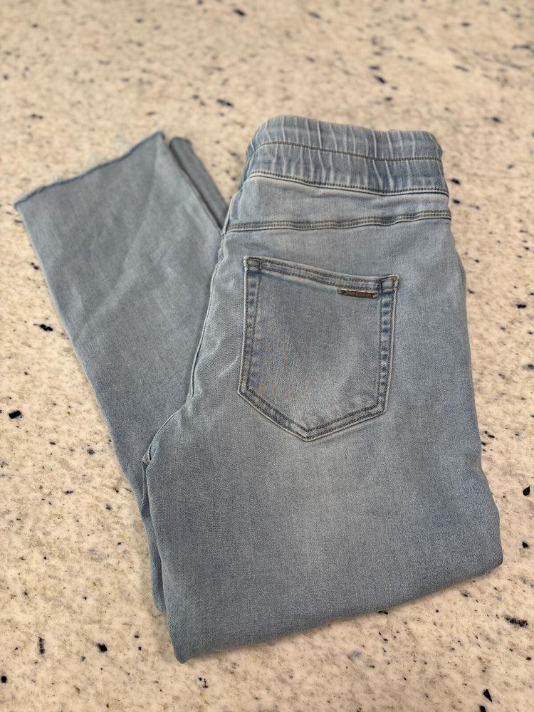 Juicy Couture Y2K Light Blue Denim Drawstring Jeans Size 28