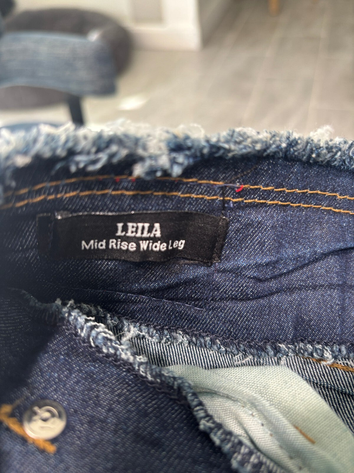 True Religion Y2K Wide Leg Cargo Jeans Girls Size 14 Blue Denim