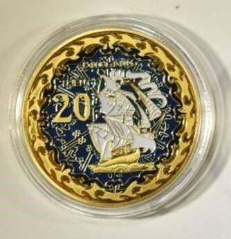 Clad Coin- Pirates Treasure - 20 Doubloons