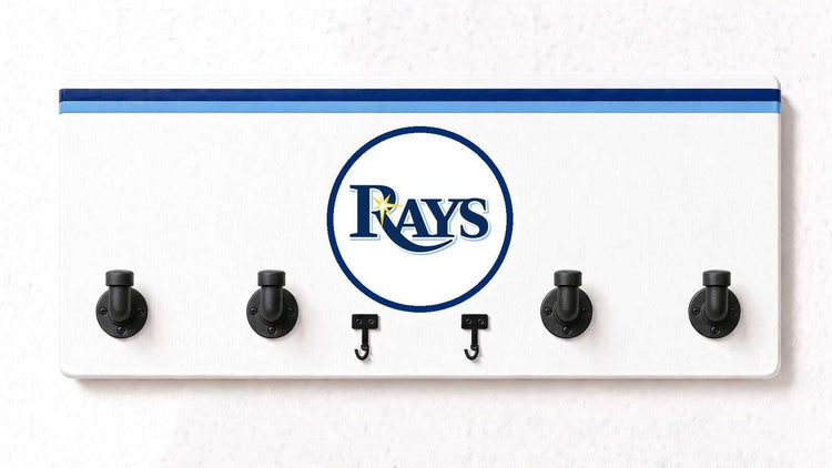 MLB-AL-  Coat Rack, Sports Wall Hooks, Man Cave Coat Hanger, Hockey Fan Gift