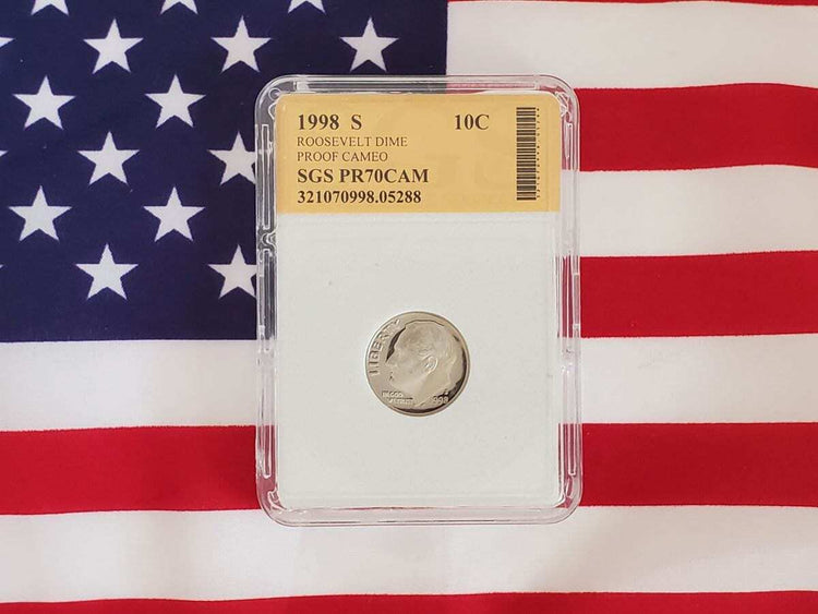 Mixed Dime and Quarter Lot- Some Silver- All Slabbed (9)