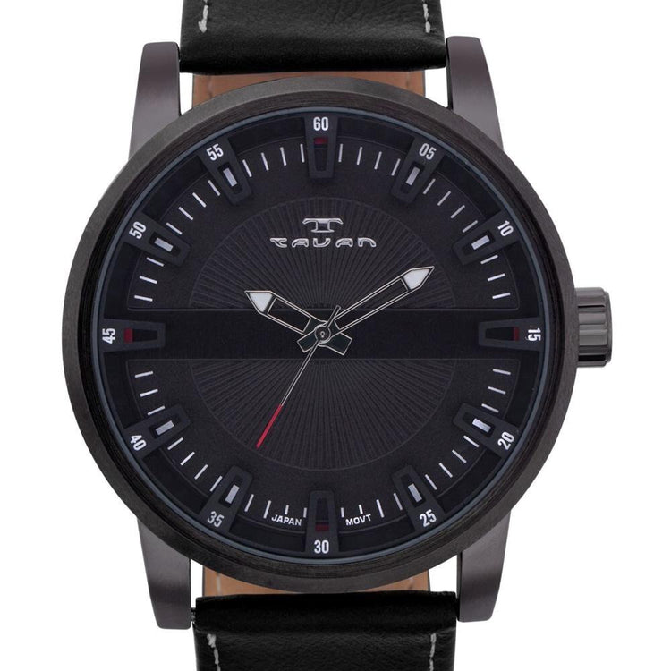 Tavan Vintage Style Brushed Metal Men's Watch