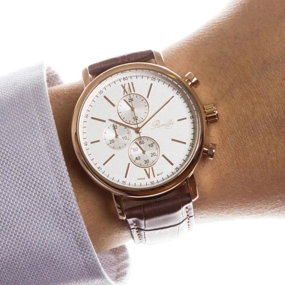 Romilly 44mm Case Casual Multi Function Mens Watch