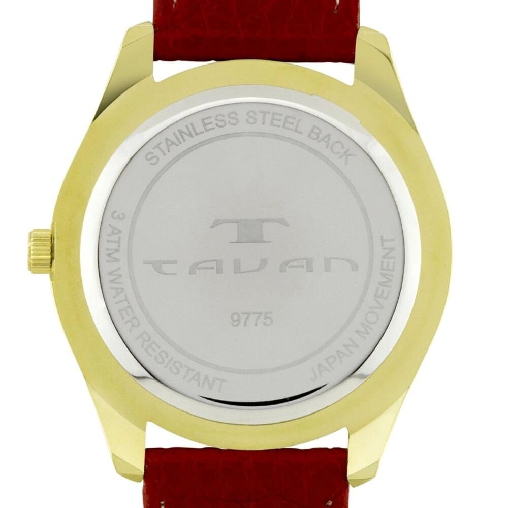 Tavan 39mm Case Swarovski Crystal Bezel Watch